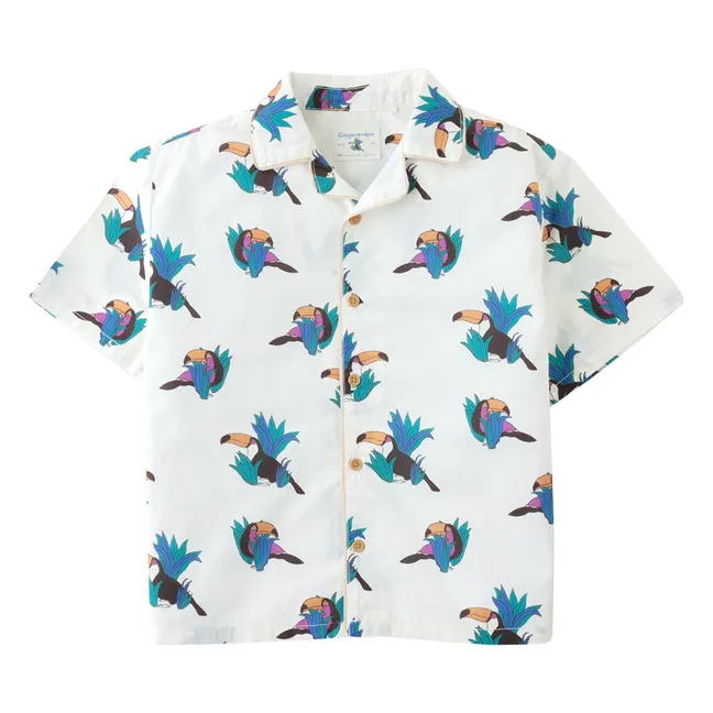Chemise Swiper Toucans | Blanc
