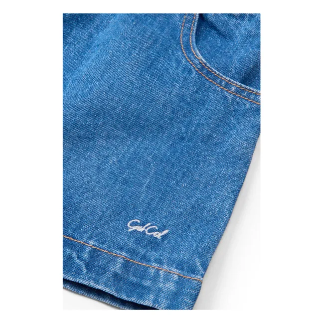 Falda vaquera de algodón orgánico | Azul