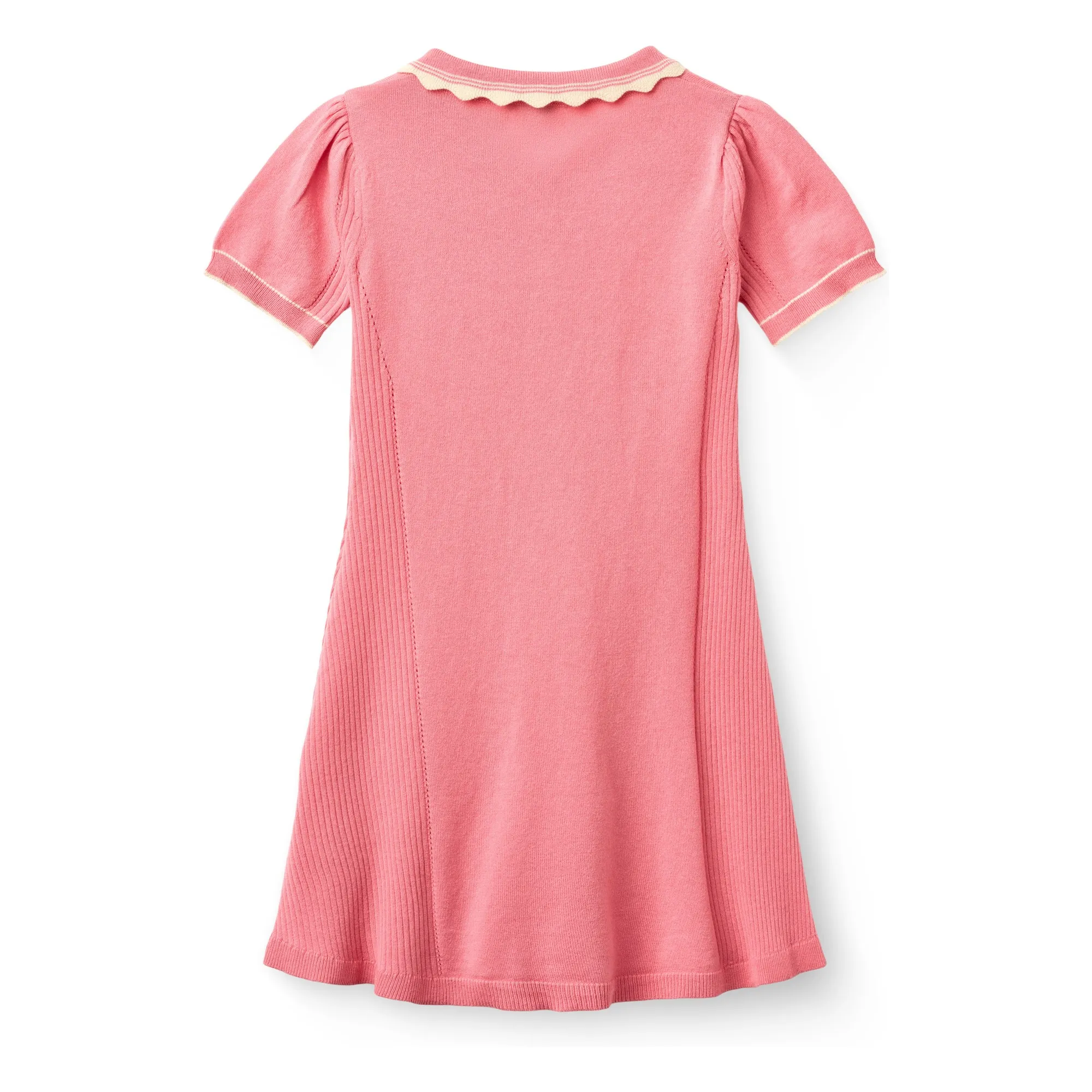 Robe Maille Coton Bio | Rose tendre- Image produit n°4