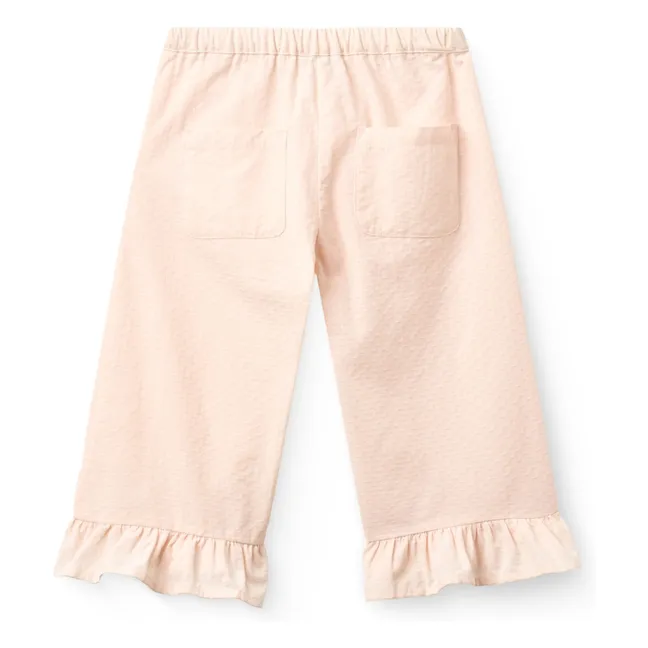 3/4 organic cotton pants | Lychee Pink