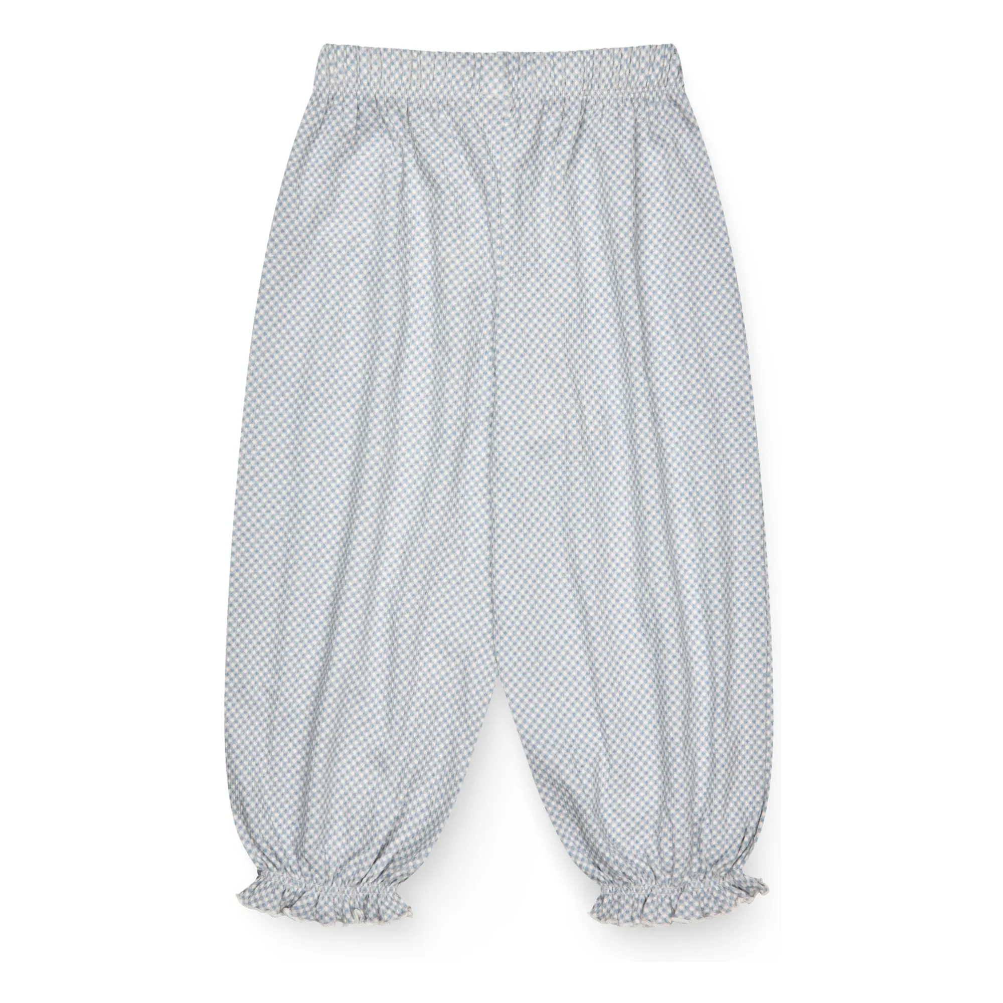 Pantalon Crèpe Coton Bio | Bleu Clair- Image produit n°2