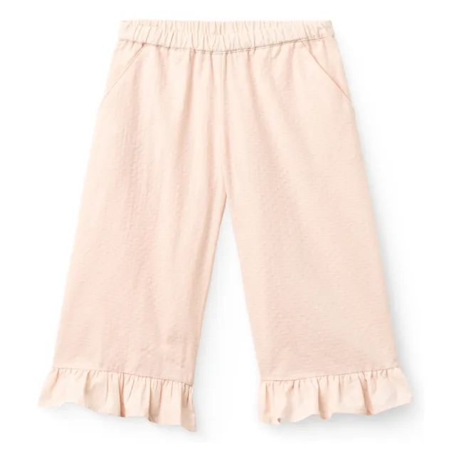 3/4 organic cotton pants | Lychee Pink