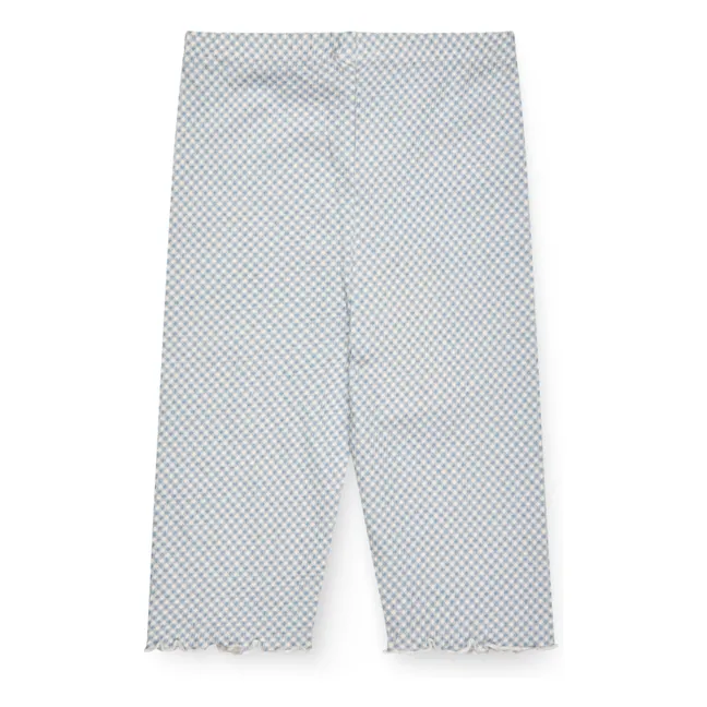 Organic Cotton 3/4 Legging | Light blue