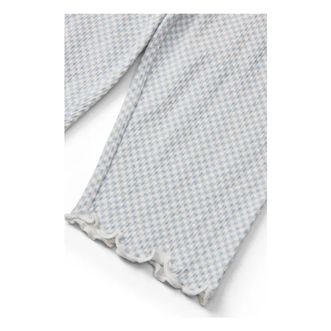 Organic Cotton 3/4 Legging | Light blue