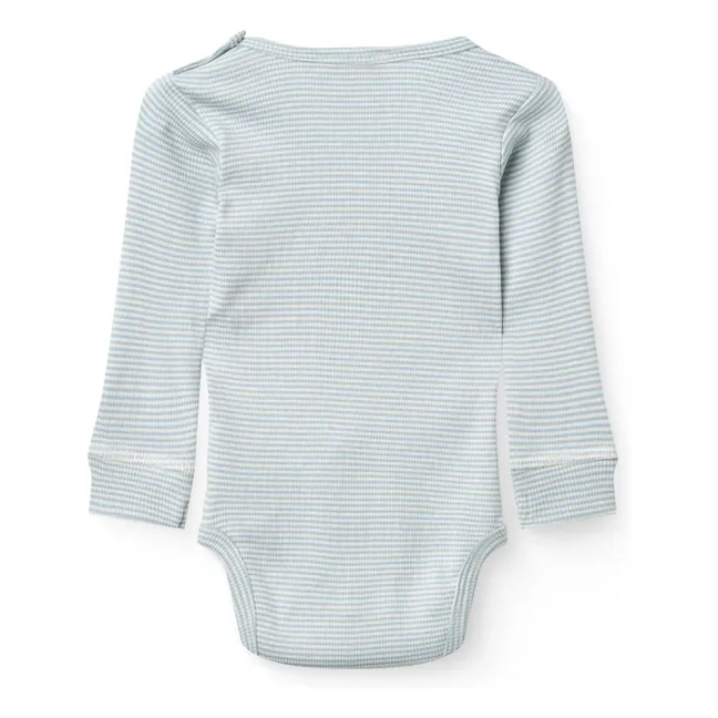 Body Uni Modal et Coton Bio | Bleu Clair