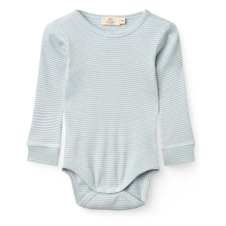 Body de modal y algodón orgánico | Azul Claro- Imagen del producto n°0