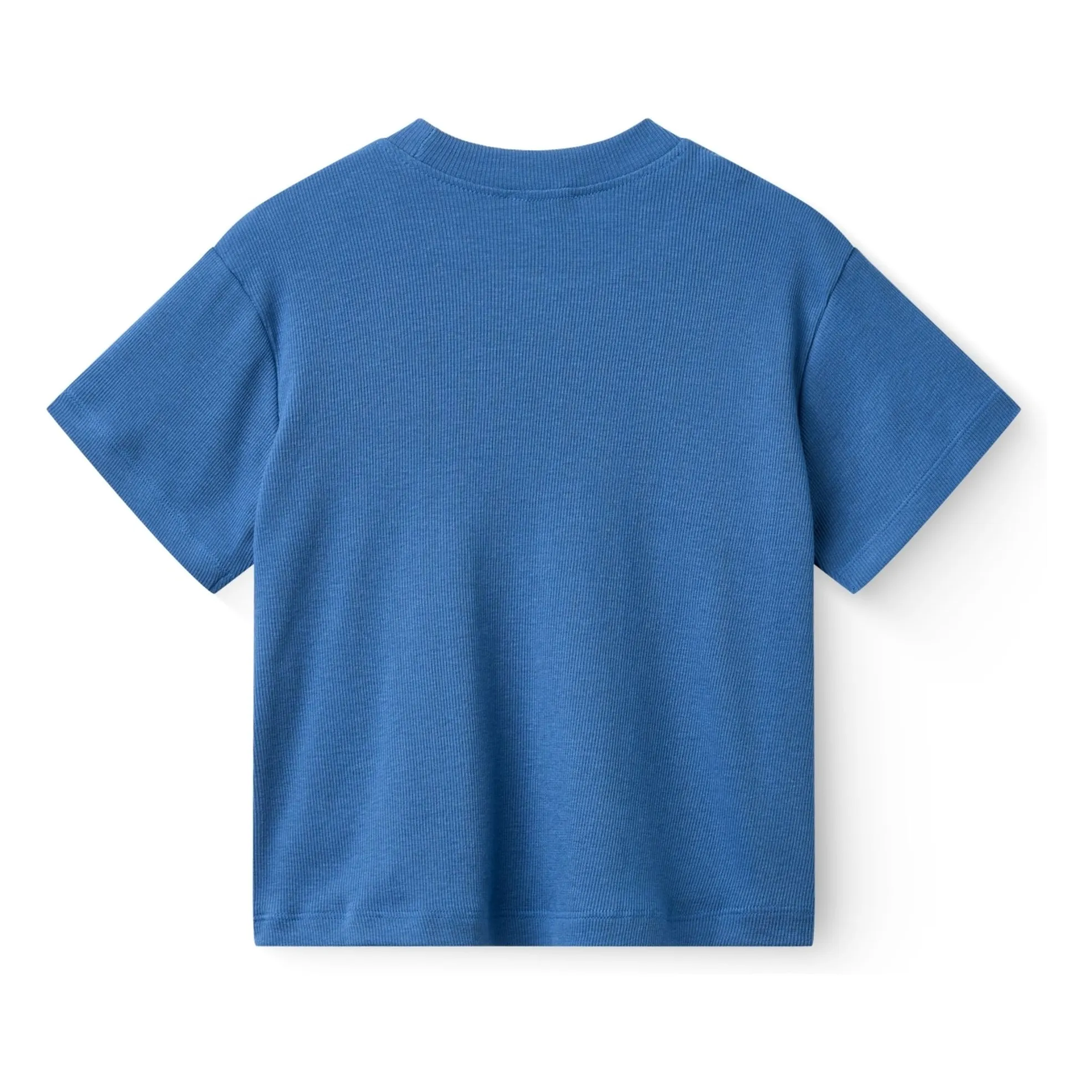 T-shirt Uni Modal et Coton Bio | Bleu indigo- Image produit n°2