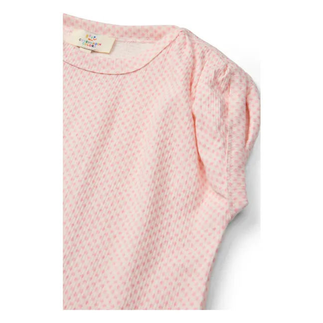 Top de algodón orgánico | Rosa