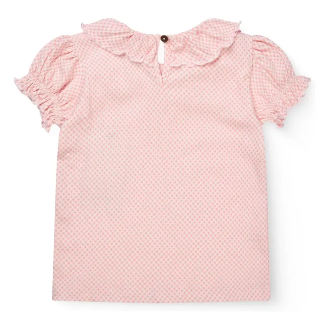 Blusa de algodón ecológico | Rosa
