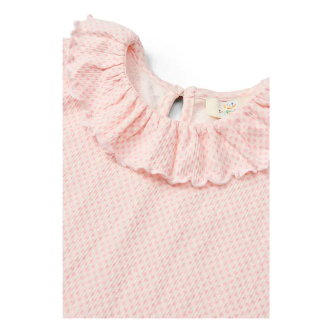 Blusa de algodón ecológico | Rosa