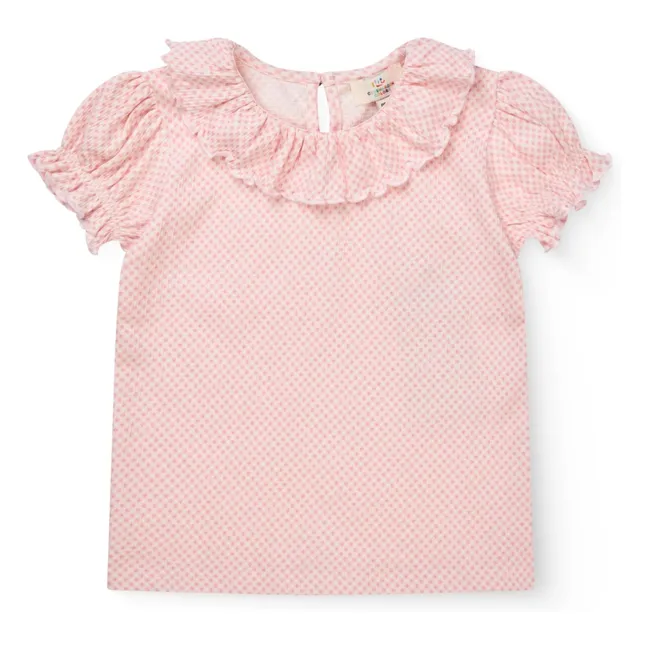 Blusa de algodón ecológico | Rosa