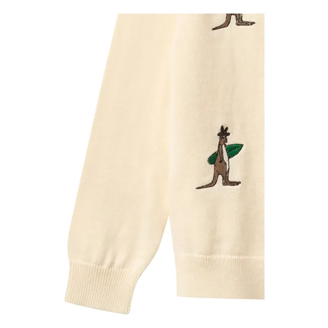 Kangaroos Organic Cotton Sweater | Cream