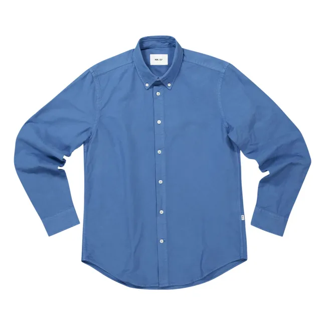Arne 5725 Camicia in cotone biologico | Blu