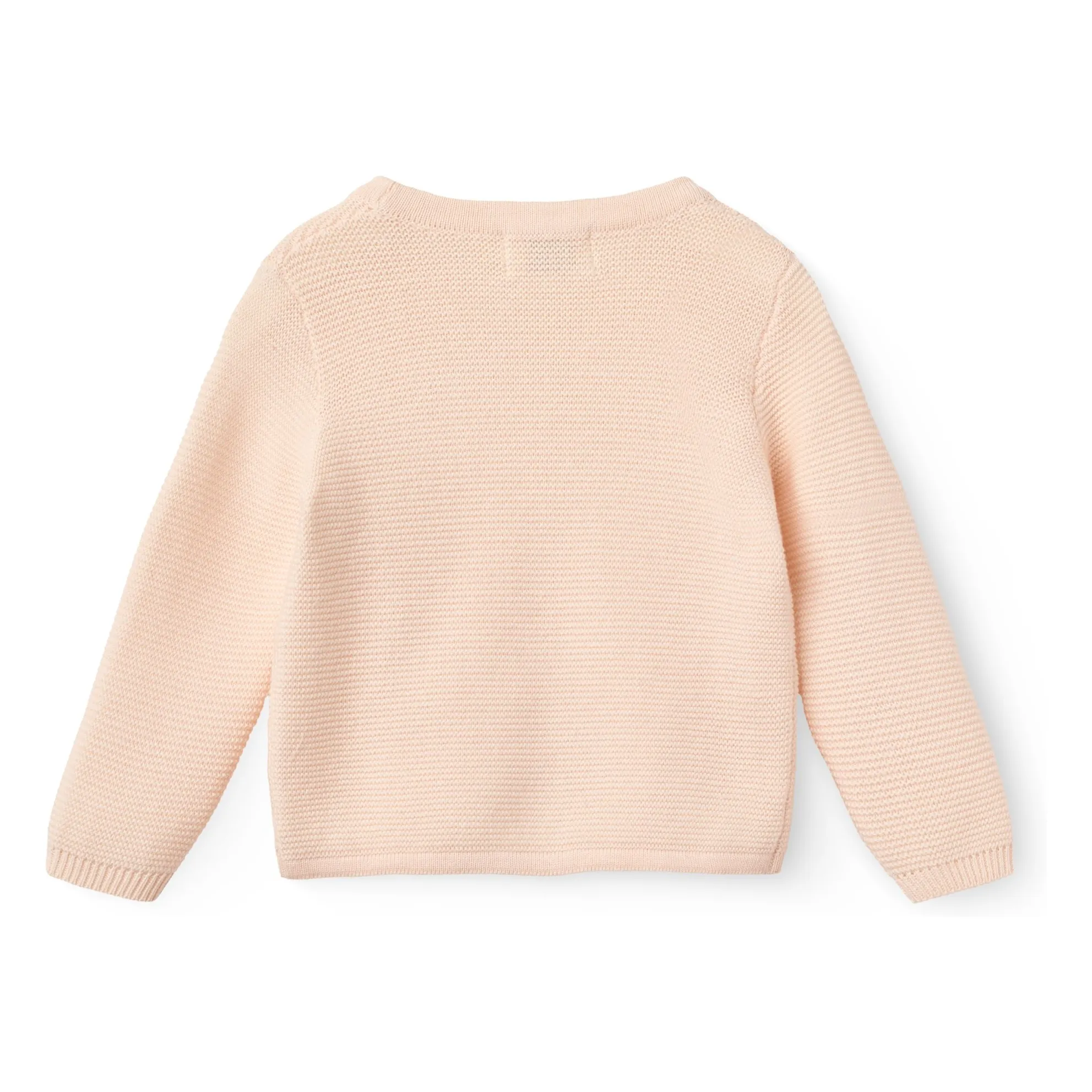 Cardigan Cache-Coeur Coton Bio | Rose Litchi- Image produit n°1