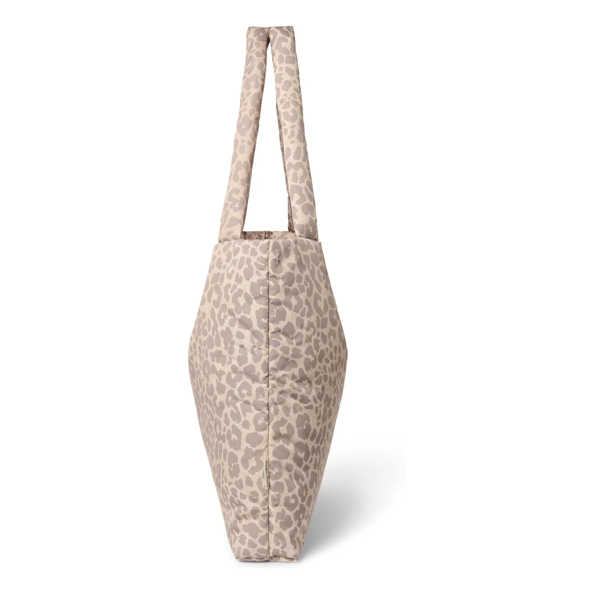 Sac mom-bag Puffy Léopard | Beige- Image produit n°4