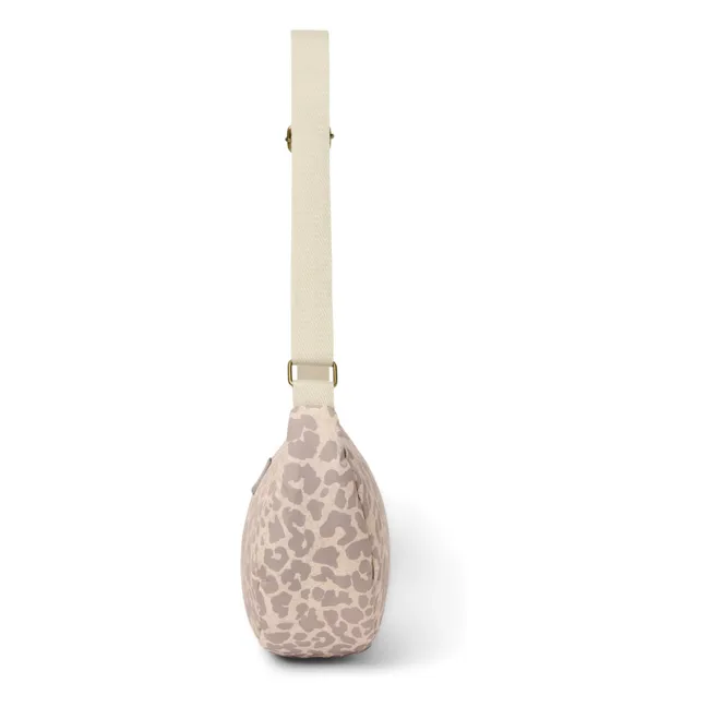 Puffy Leopard fanny pack | Beige