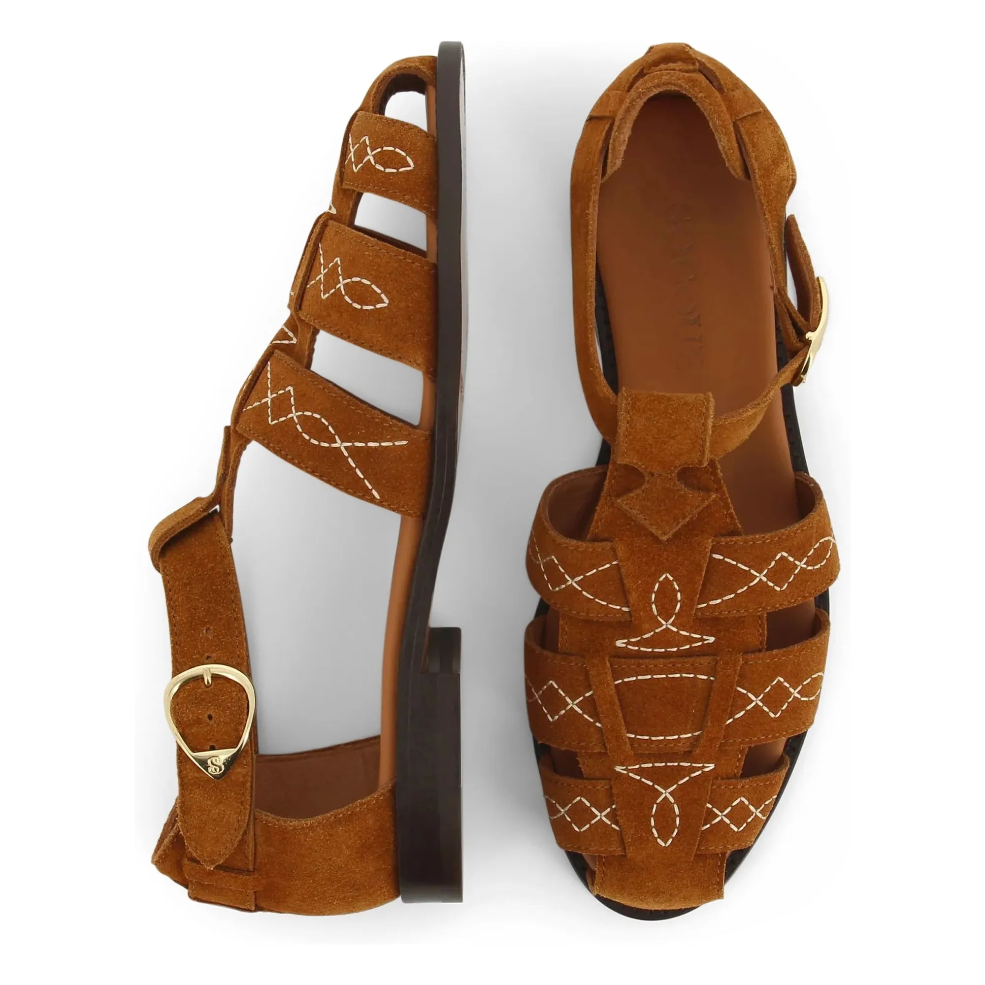 Fishermans Ponza Daim | Camel- Image produit n°3