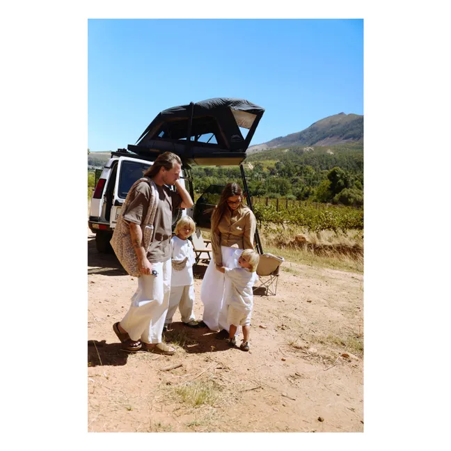 Puffy Leopard mom-bag | Beige