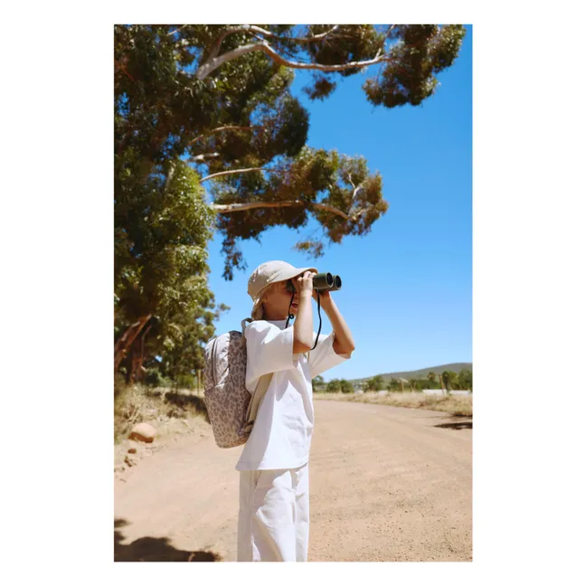 Sac à dos Puffy Léopard | Beige