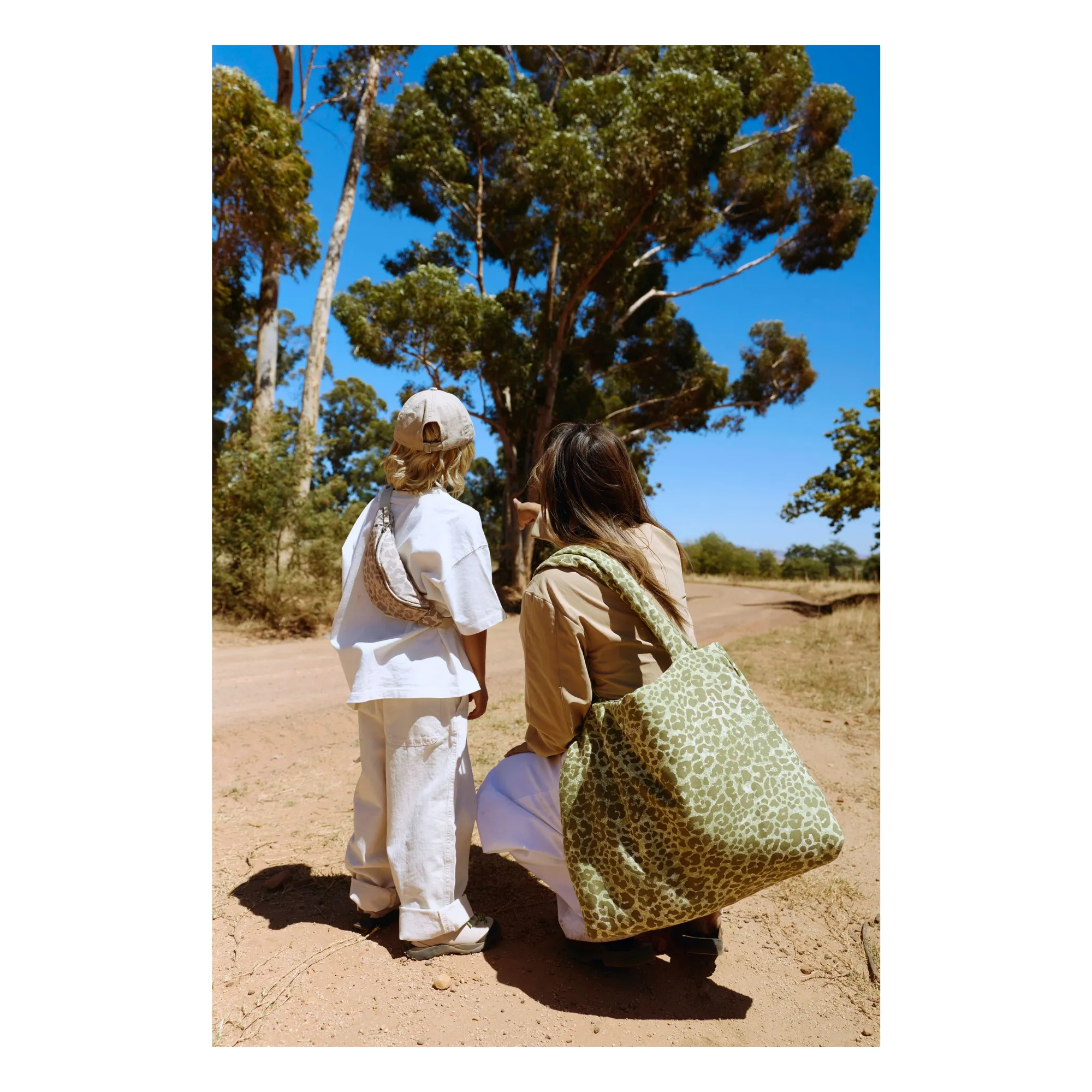 Sac banane enfant Puffy Léopard | Beige- Image produit n°5