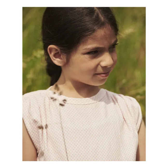 Top de algodón orgánico | Rosa