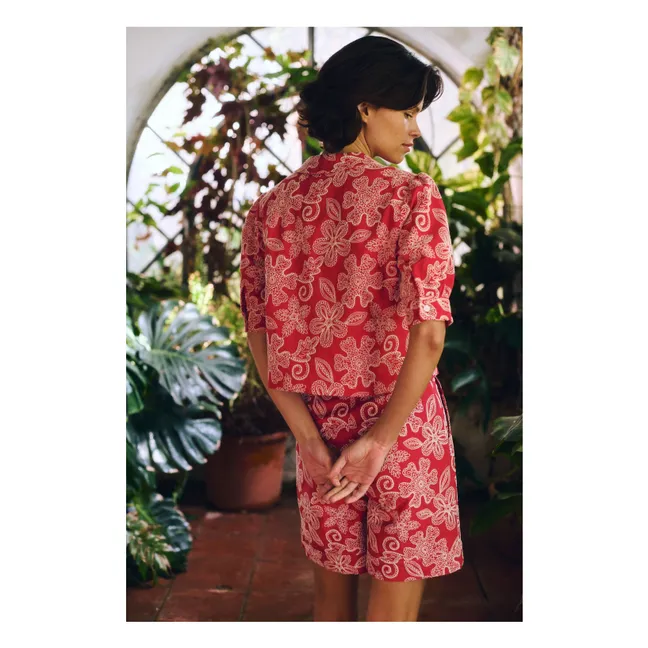 Silene Cotton shorts | Red