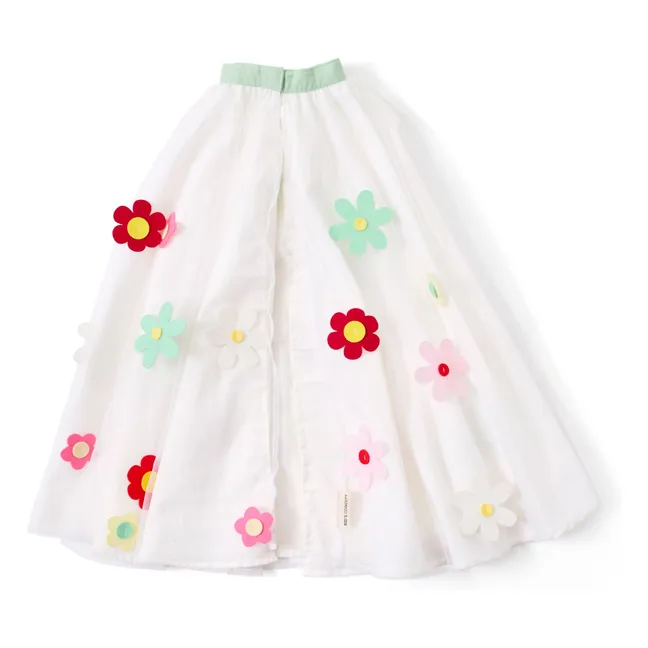 Capa disfraz de flor