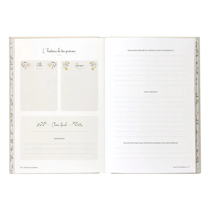 Livre de souvenir Tes 10 premières années- Image produit n°3