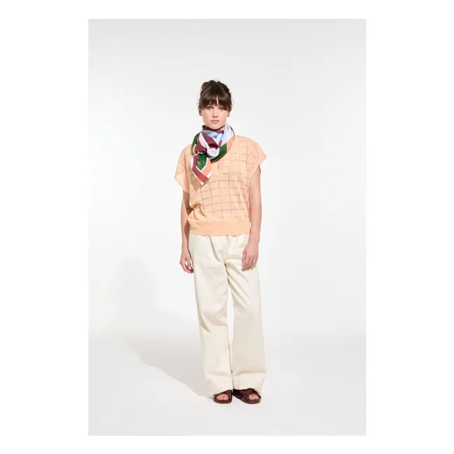 Foulard Rêve Coton | Corail