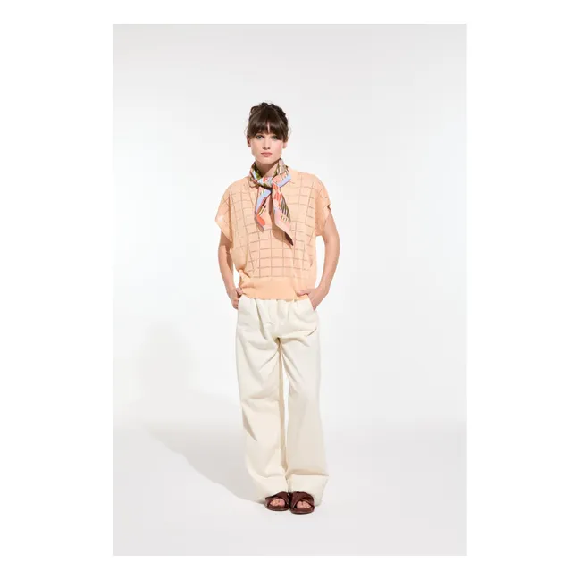 Bufanda de algodón Pollen | Rosa