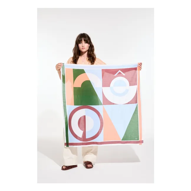 Foulard Rêve Coton | Corail