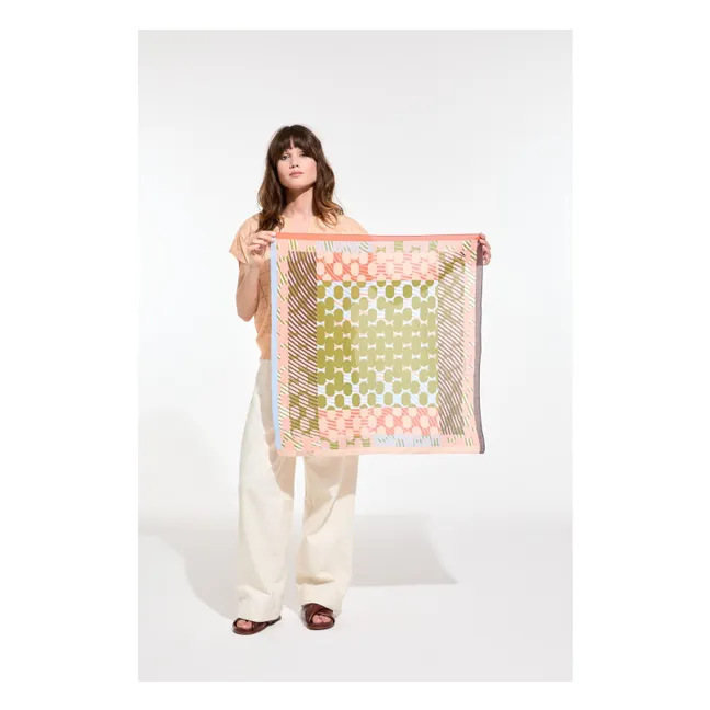 Bufanda de algodón Pollen | Rosa