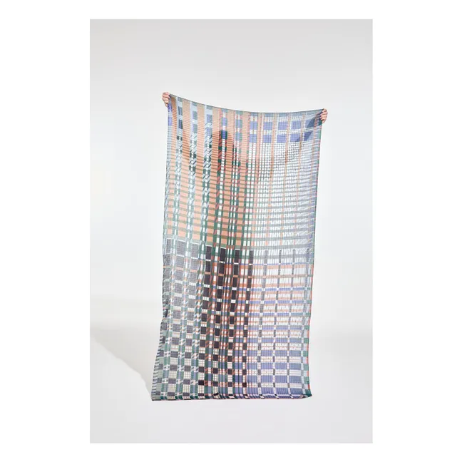Foulard Utopie Coton | Bleu