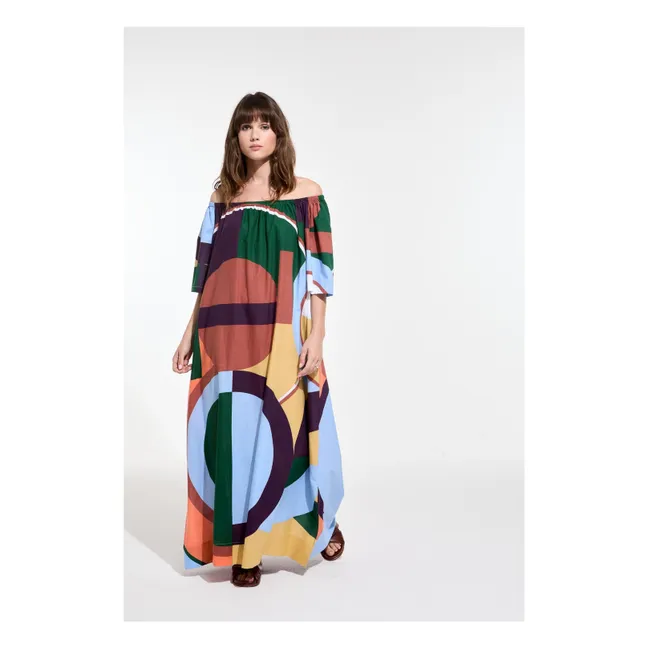 Vestido Palao Poesie Algodón | Coral