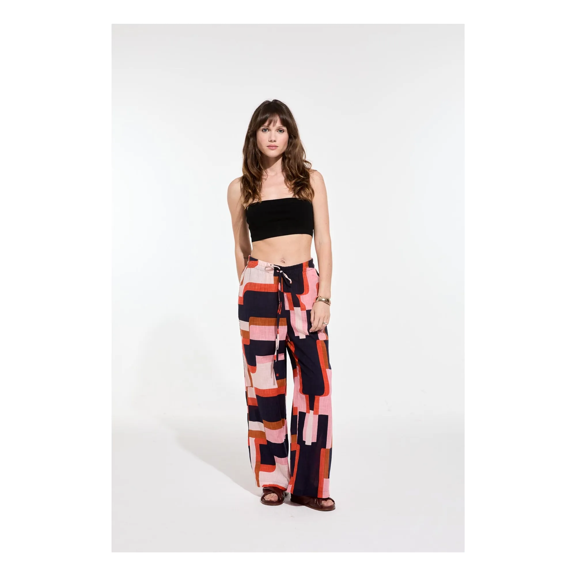 Mapoésie Coral Max Arum Cotton Pants