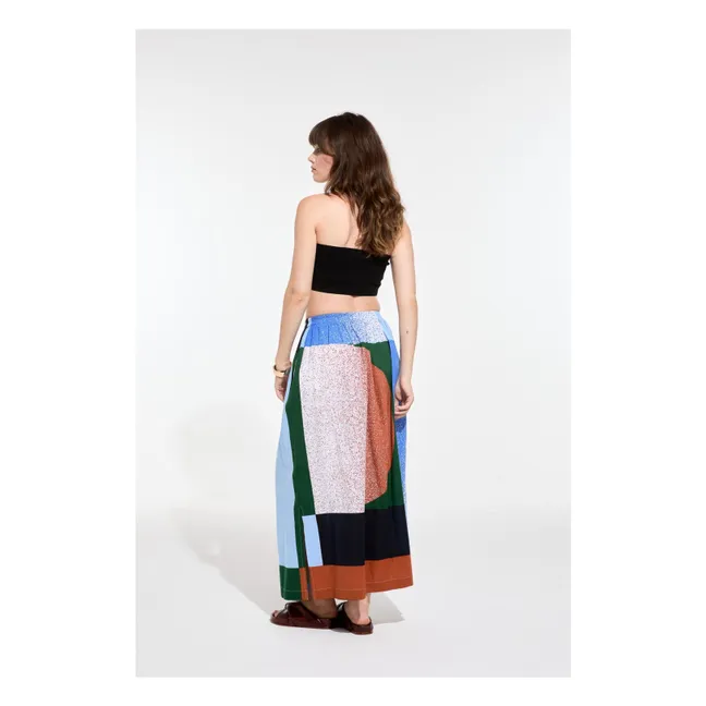 Jupe Juliette Sunrise Coton | Bleu