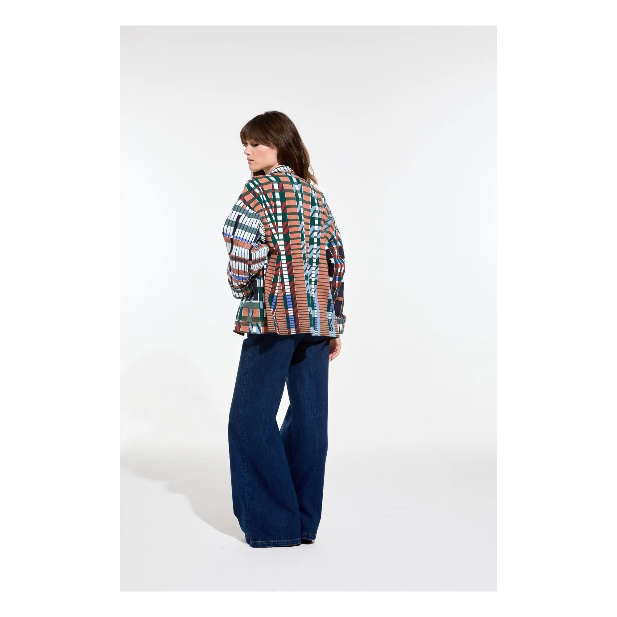 Veste Mina Utopie Coton | Bleu- Image produit n°2