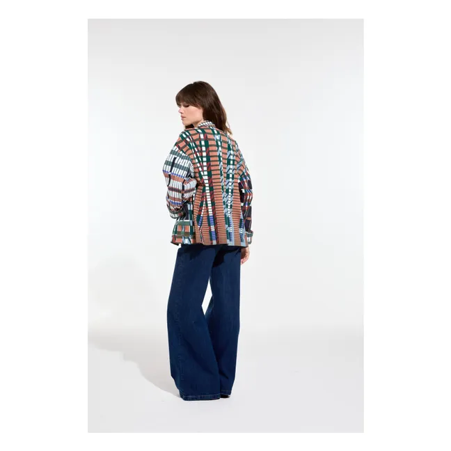 Chaqueta de algodón Mina Utopie | Azul
