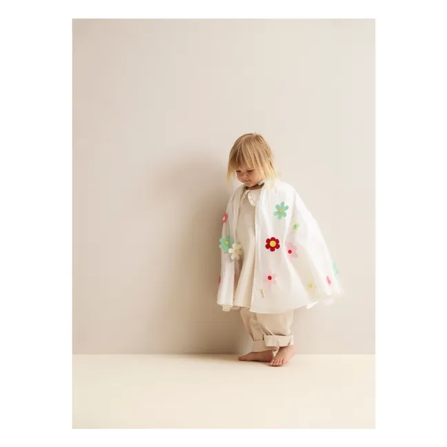 Capa disfraz de flor