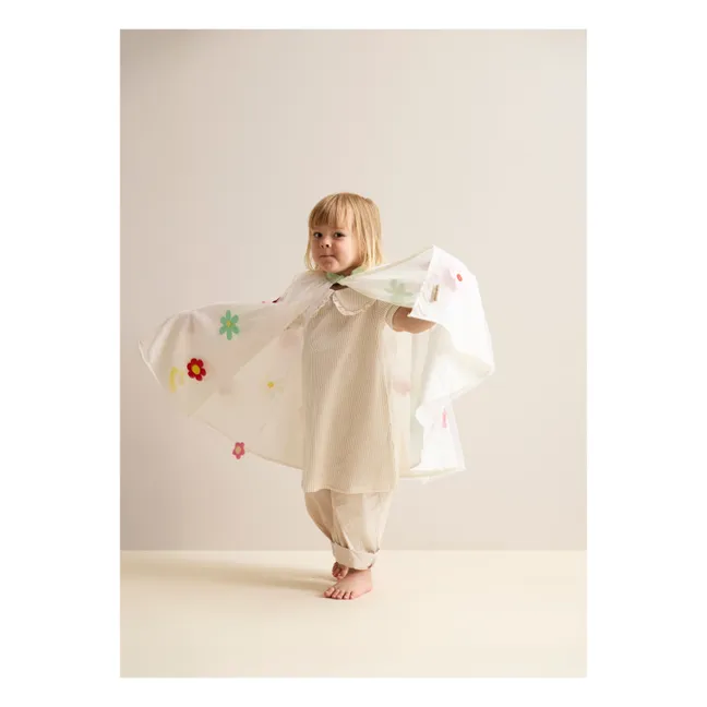 Capa disfraz de flor