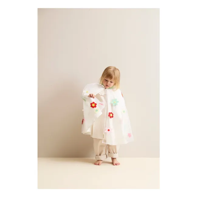 Capa disfraz de flor