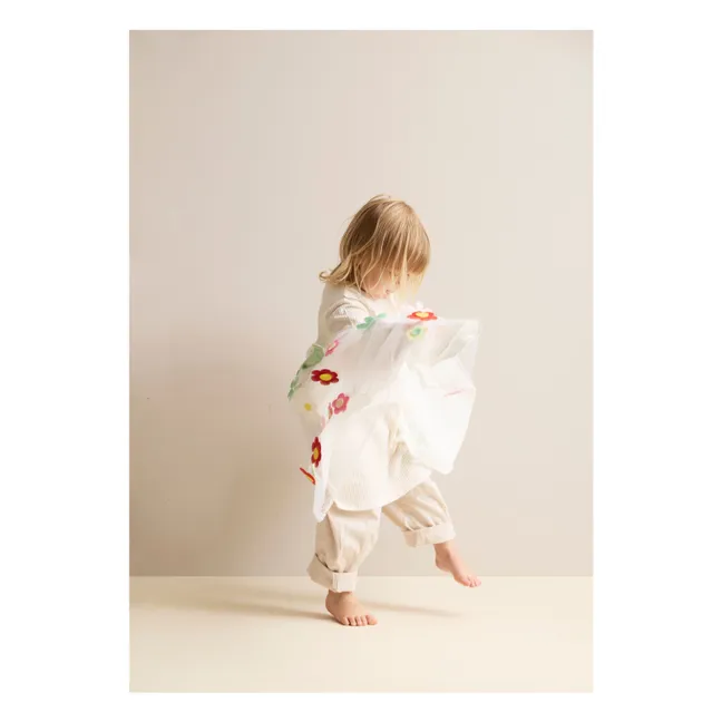 Capa disfraz de flor