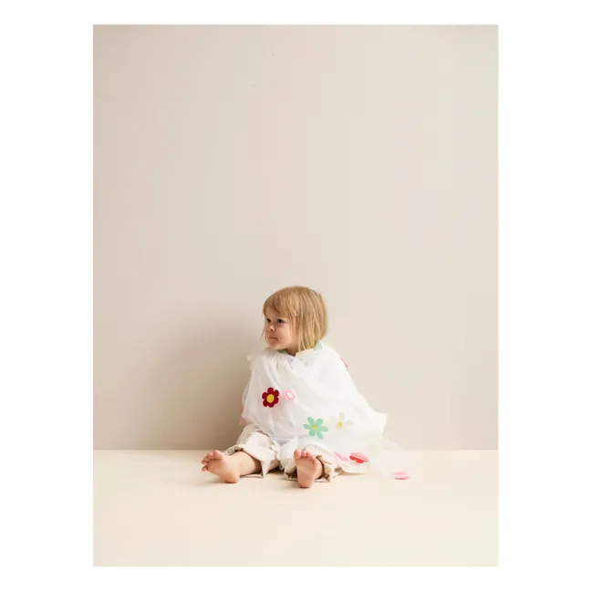 Capa disfraz de flor