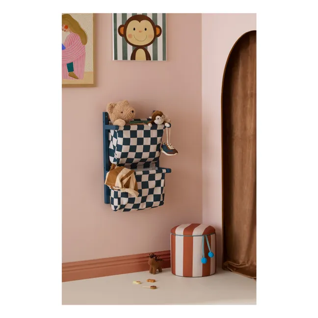 Rangement mural en tissu