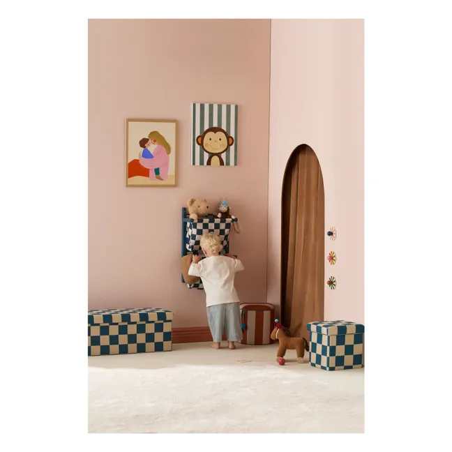 Rangement mural en tissu