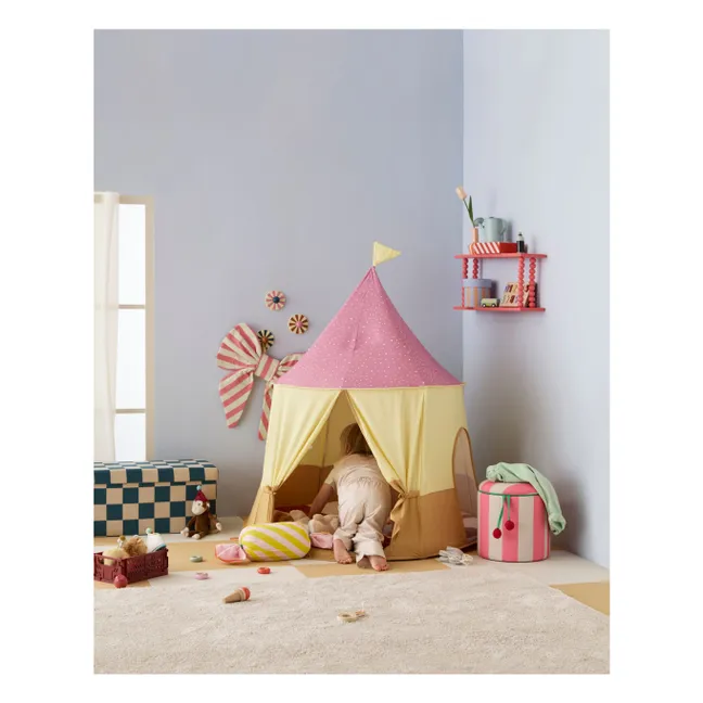 Pouf avec rangement Circus | Rose