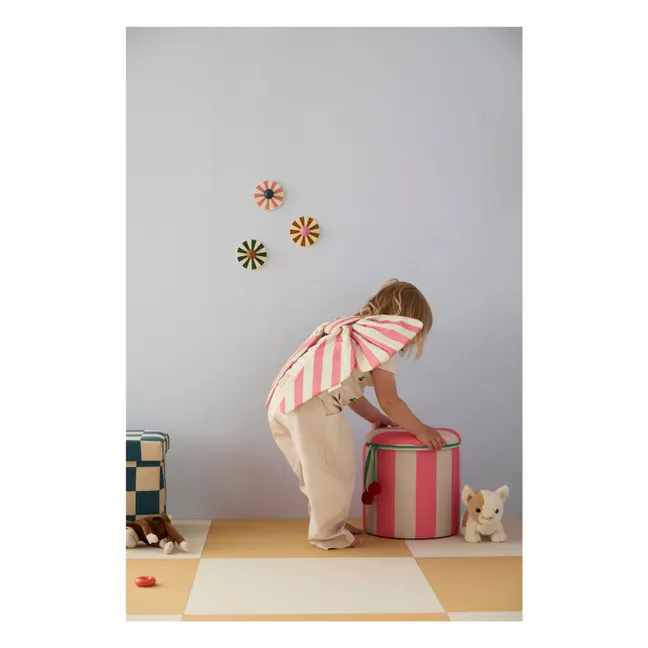 Pouf avec rangement Circus | Rose