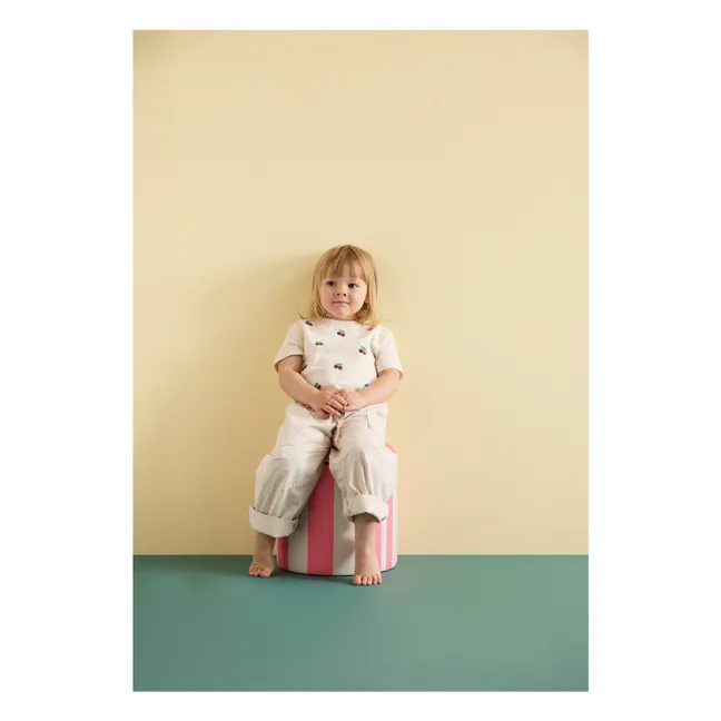 Pouf avec rangement Circus | Rose