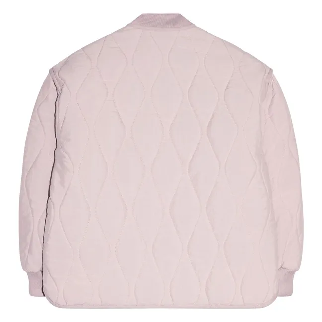Bomber Matelassé Wooly | Rose pâle
