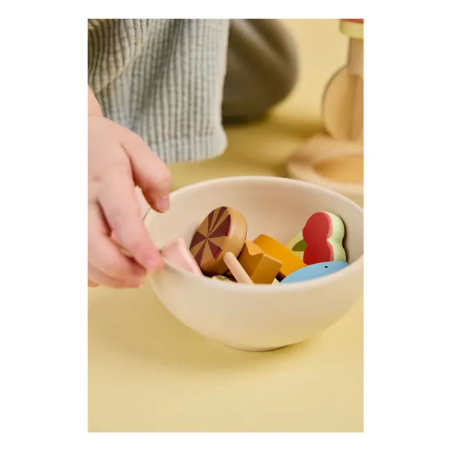 Wooden food processor